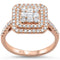 0.83ct 14kt Rose Gold Diamond Engagement Ring - 02SN29